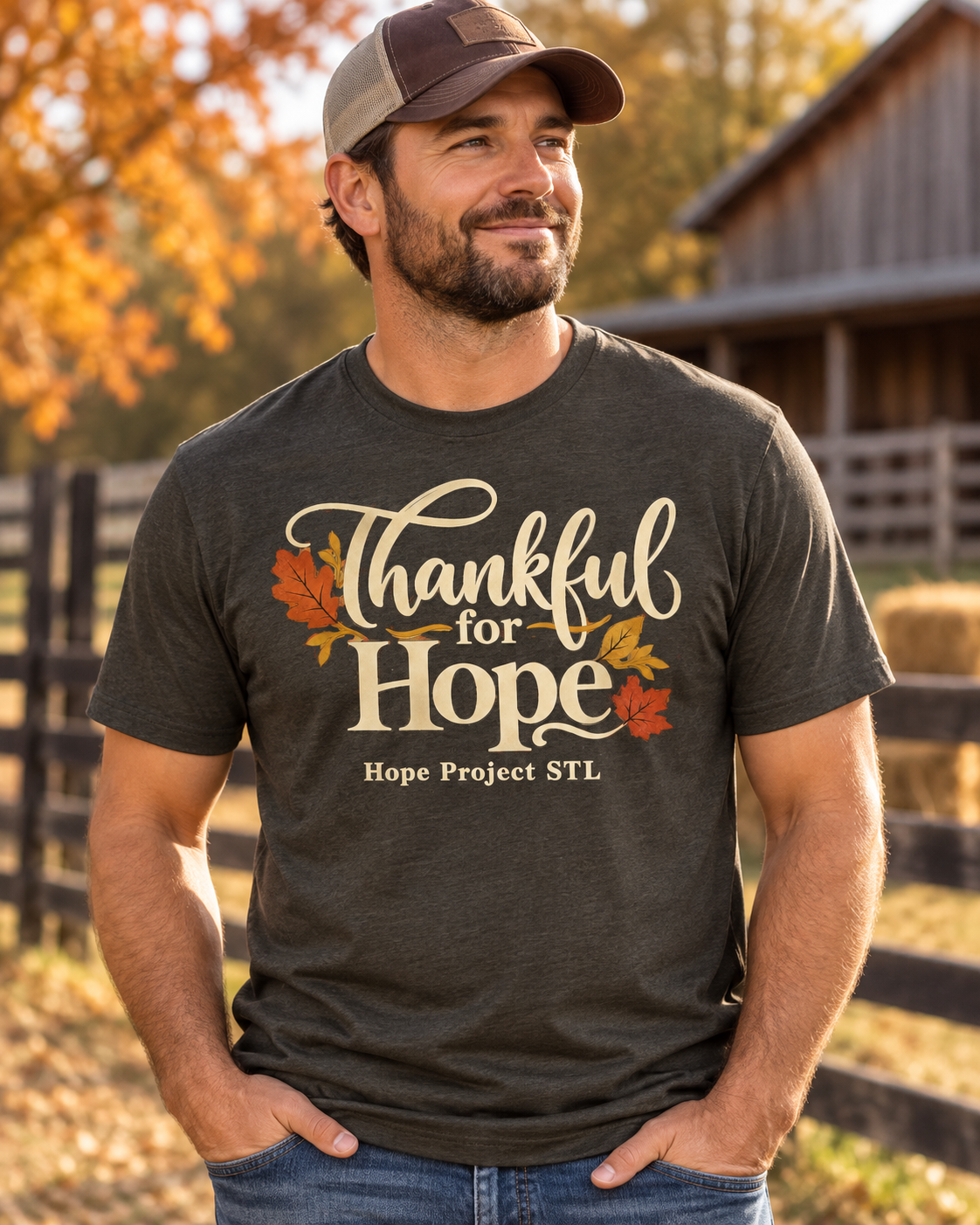 Thankful for Hope Unisex Softstyle Tee | Hope Project STL