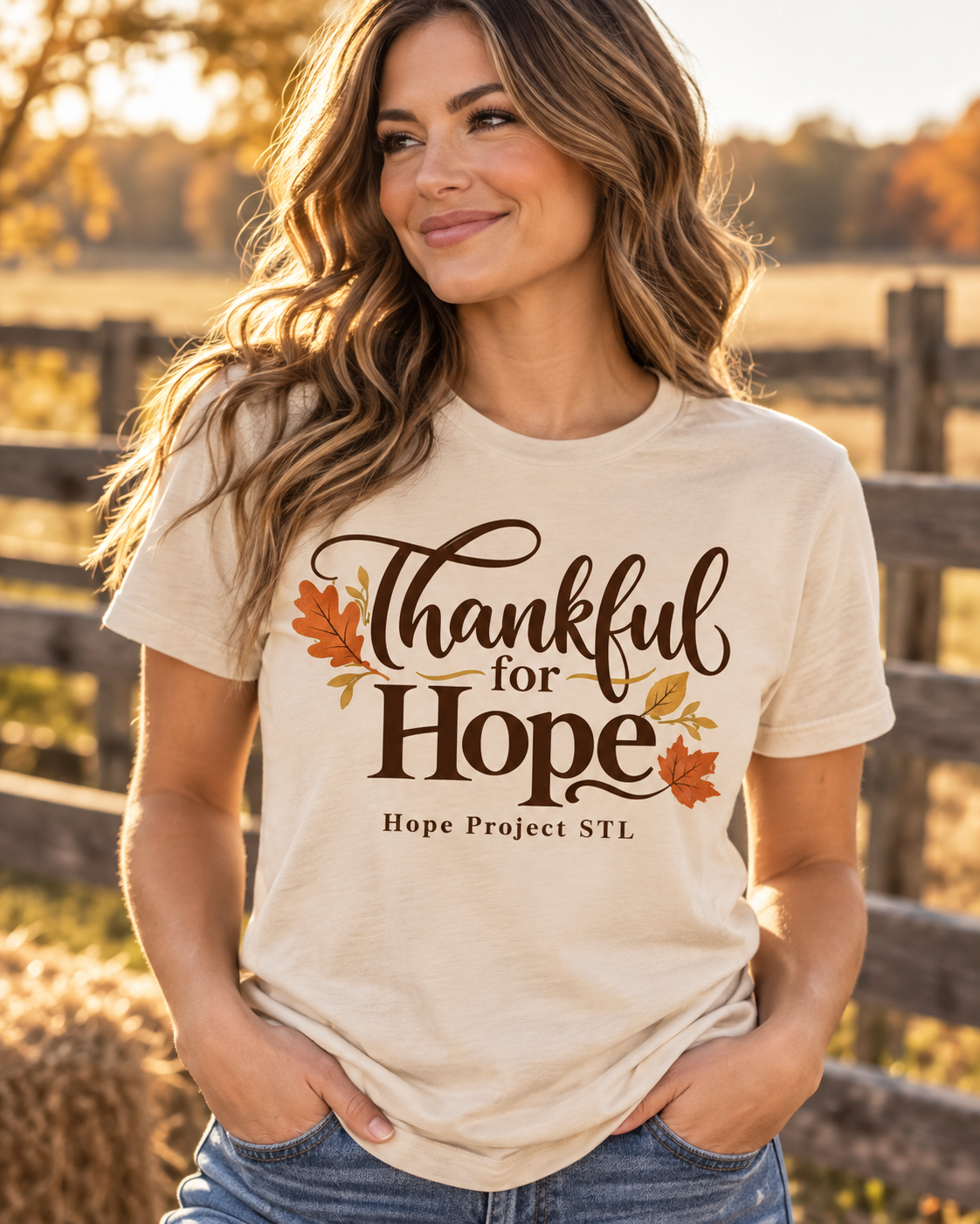 Thankful for Hope Unisex Softstyle Tee | Hope Project STL